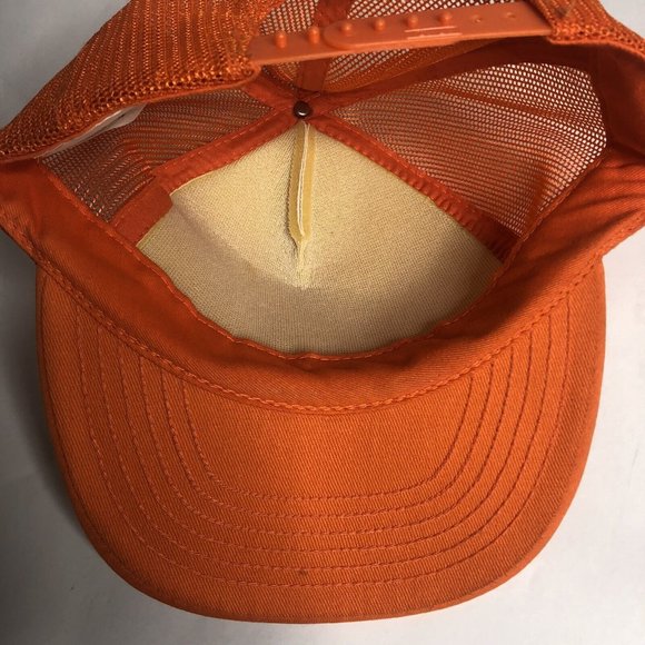 Vtg Palm Beach Safety‎ Patrol Washington D.C. Orange Mesh Trucker Hat - Picture 6 of 9